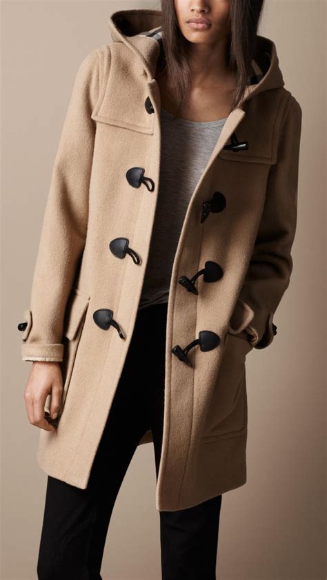 duffle coat femme burberry|burberry duffle coat vintage.